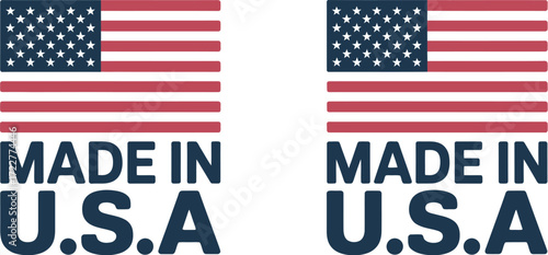 Proudly displaying the American flag and "Made in USA" text for national pride and product origin.