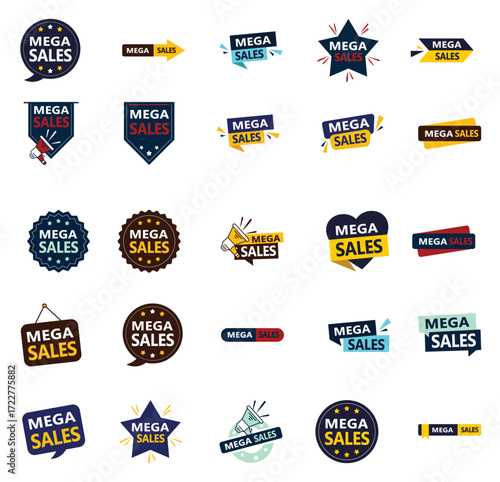 25 Distinctive Vector Designs in the Mega Sale Bundle   Perfect for Making Your Brand Stand Out
