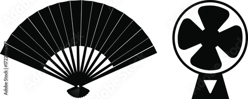 black fan