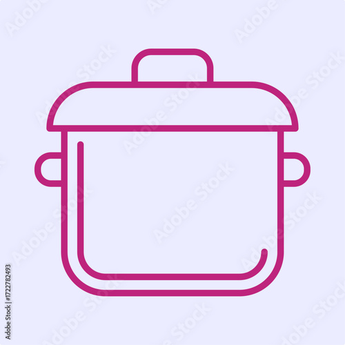 Cooking Pot trendy artwork design useful creative Illustration handsome colorful background
