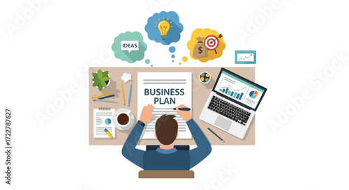 Strategic Business Planning: Developing Innovative Ideas and Achieving Financial Goals Through Data Analysis and Visualization Strategy