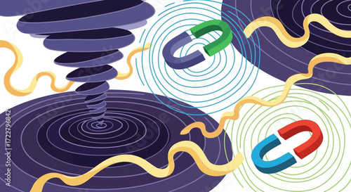 Electromagnetic Field Interaction with Tornadoes and Magnetic Forces.