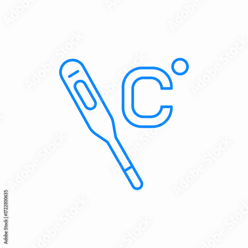 body temperature check icon sign vector