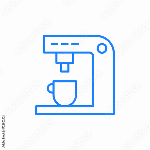 coffee maker icon sign vector