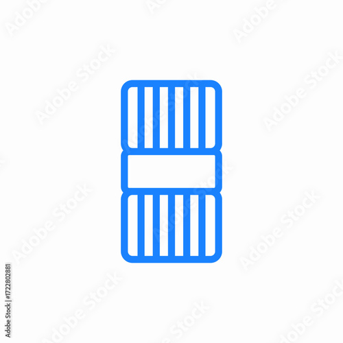 container stack icon sign vector