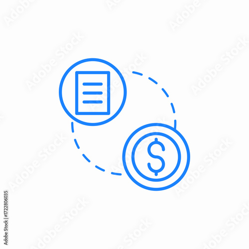 document money exchange.jpg icon sign vector