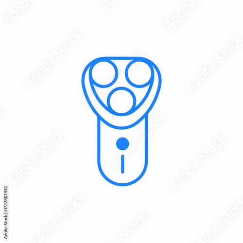 electric shaver icon sign vector