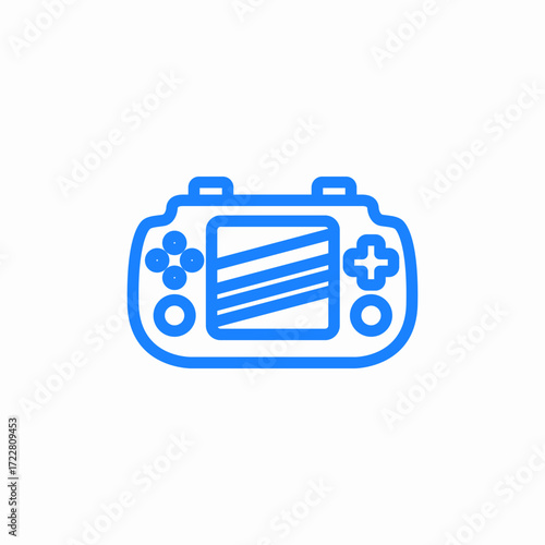 game console icon sign vector