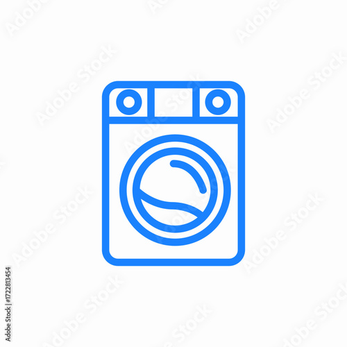washing machine icon icon sign vector