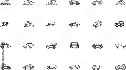 Jeep vehicle icon