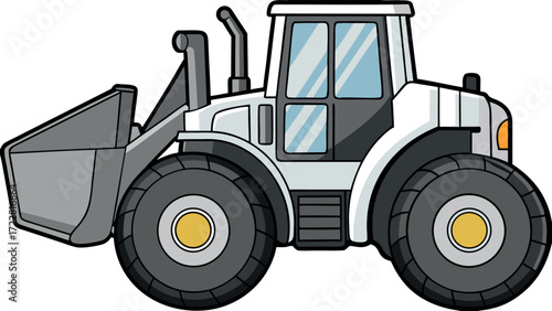 Cartoon Tractor Machine, Funny Farm Vehicle, Agriculture Tractor Cartoon, Farming Vehicle Illustration, Kids Tractor Clipart, Heavy Vehicle Cartoon, Cartoon Farming Clip, Cute Agriculture Tractor, Far