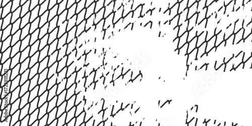 nets Grunge pattern for sportswear or soccer goal, volleyball net, basketball hoop, hockey, athletics. Sports graffiti style