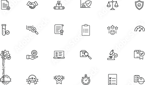 Quality control check icon