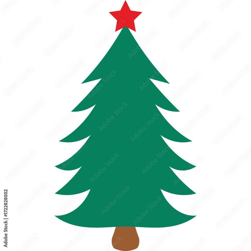 Obraz premium Hand drawn Winter Tree