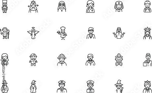 Traditional human culture icon