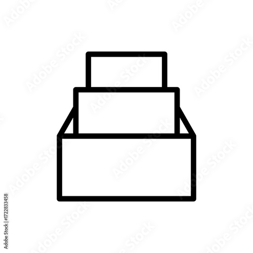 Archive folders icon symbol for apps and websites. Document vector icon. Archive storage icon.