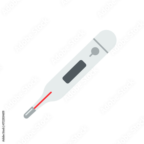 Digital Thermometer Icon for Temperature Measurement