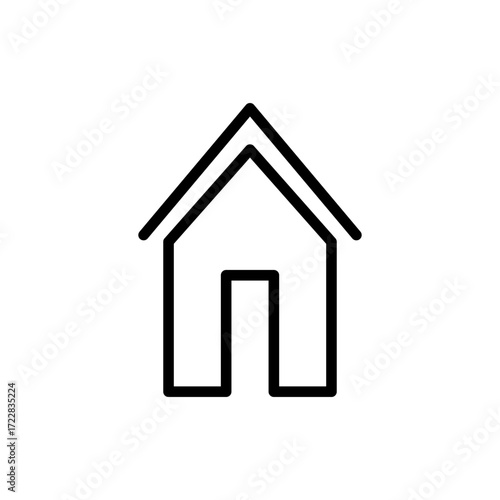 House icon symbol for apps and websites. Home sign and symbol