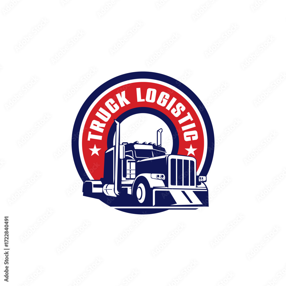 Obraz premium Trucking Logo Company Logo Premium Vector Truck Logistic Logo Vector 