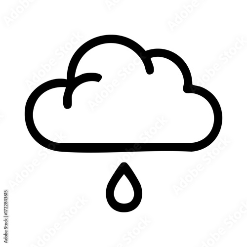 Rain cloud icon