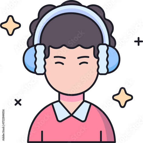 Earmuff Sticker