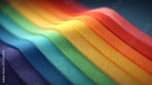 Beautiful rainbow texture in colorful pattern high resolution picture