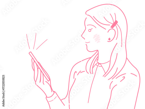 イラスト　女性