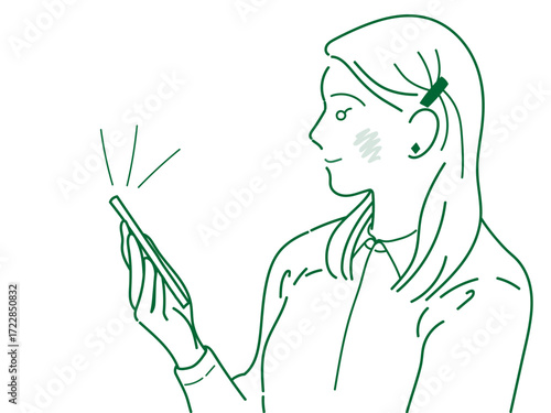 イラスト　女性