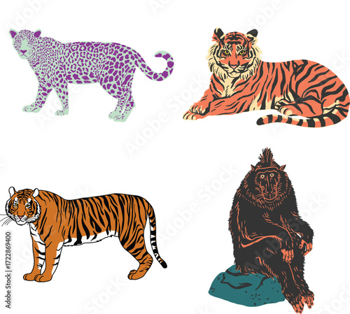 set of tiger