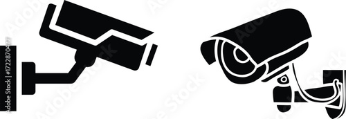 CCTV Dome Camera Vector , Security Icon Illustration