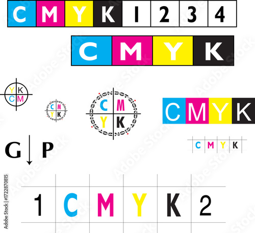 CMYK GP MARK ROUND CRICLE