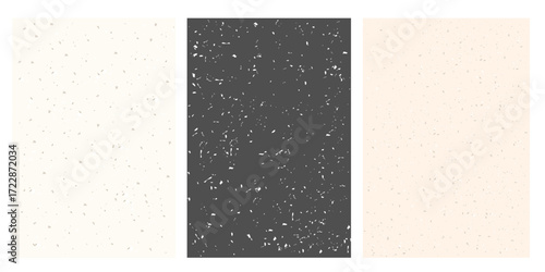 Paper craft texture with flecks speckles grain texture, natural rice parchment, washi paper background. Eggshell asian noise texture with distress effect 