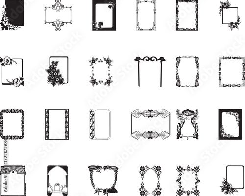 Frame Black White