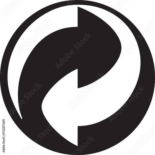  green dot recycling symbol