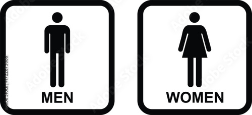 Humorous WC Sign Vector
