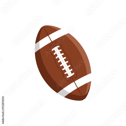 American footall icon logo flat vector design