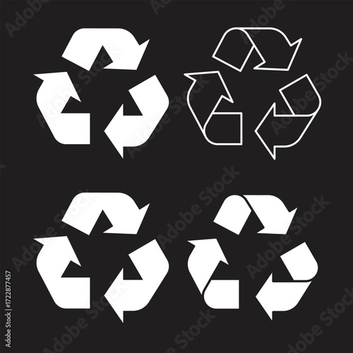 Recycle Sign Four Styles