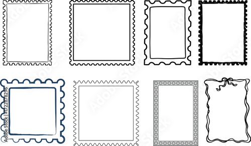 Stamp Collection Vector 