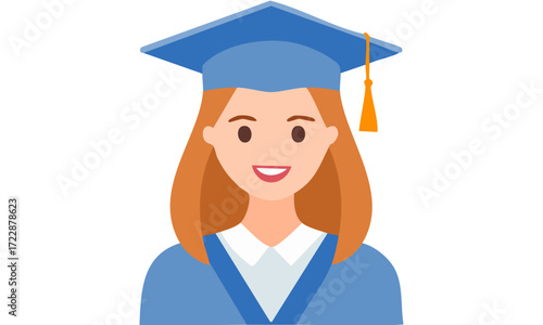 graduate student with diploma