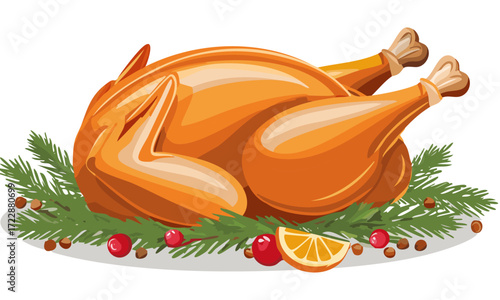 roasted duck with vegetables