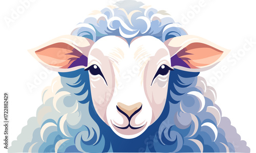 vector illustration of an angel