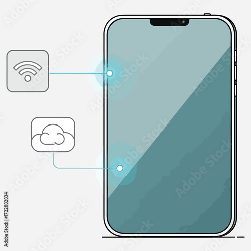 Smartphone Connectivity WiFi and Cloud Access