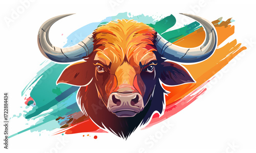bull with horns
