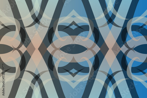 paper cut colourful aesthetic abstract gradient batik dayak line art shape wallpaper background pattern	