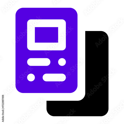 document icon two tone color