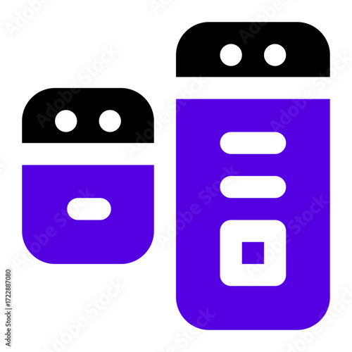 responsive design icon two tone color