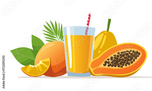 juice and fruits