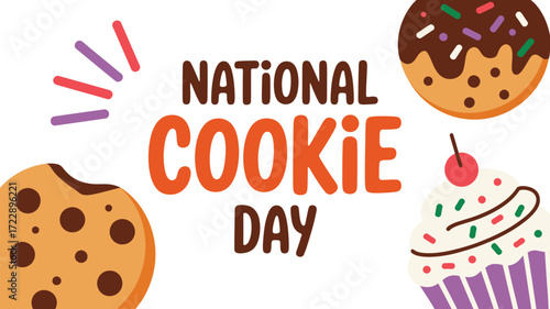 Delicious festive celebration for National Cookie Day with assorted sweet treats