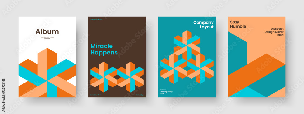 Obraz premium Creative Poster Layout. Modern Background Design. Geometric Banner Template. Business Presentation. Brochure. Flyer. Report. Book Cover. Journal. Portfolio. Handbill. Catalog. Leaflet. Magazine