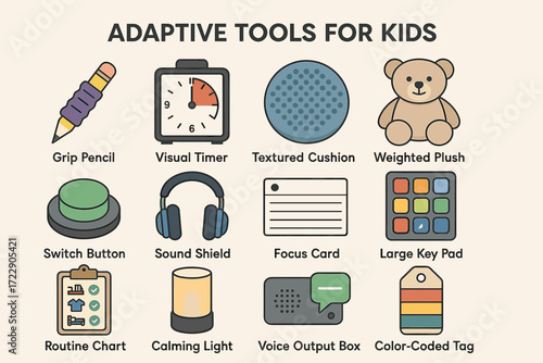 Adaptive tools for kids: educational aids to enhance learning and comfort
